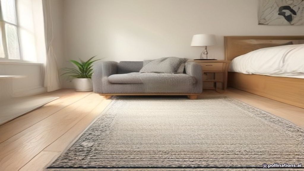 Close-up of warp, weft, fringe and field on a modern geometric wool rug — AZ Oriental Rug Cleaning style