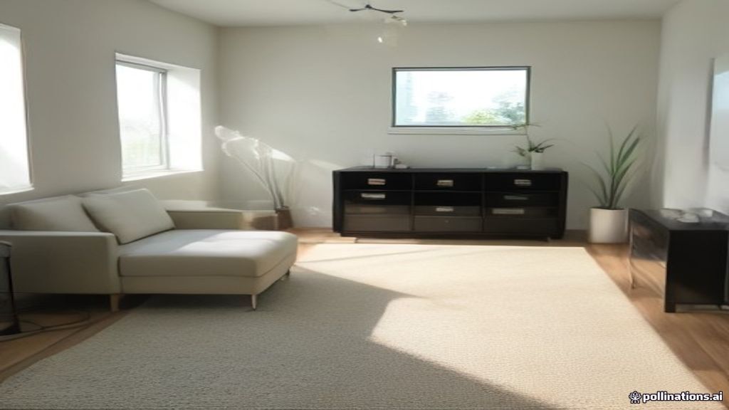 Steam cleaning wand on light carpet in a bright modern space — AZ Oriental Rug Cleaning style
