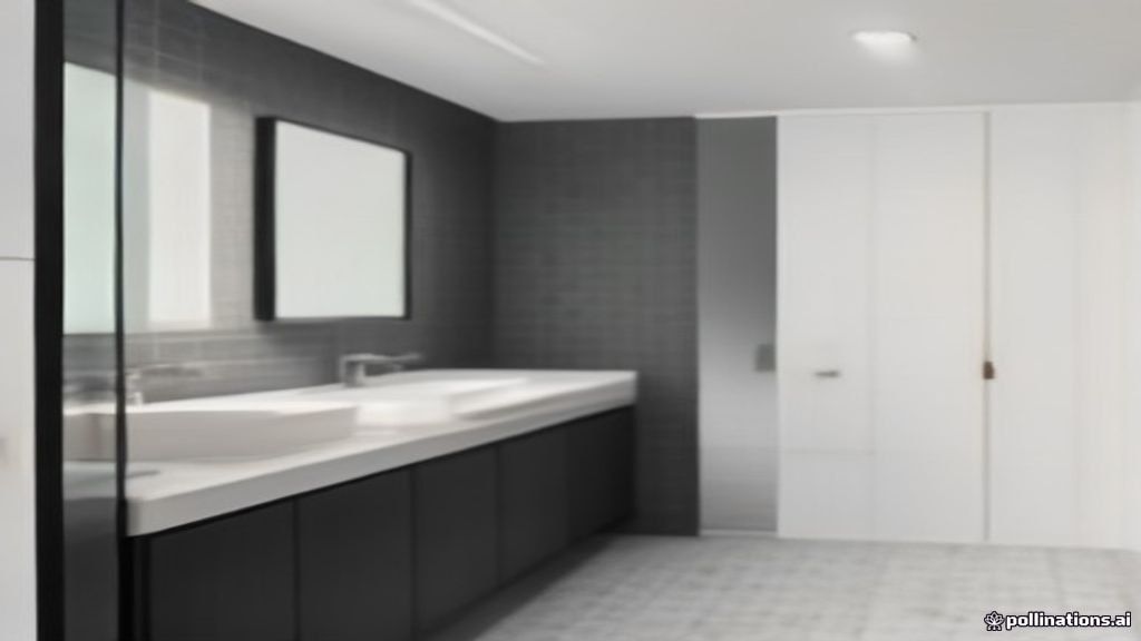 Mildew in tile and grout in a bright modern bathroom — AZ Oriental Rug Cleaning style