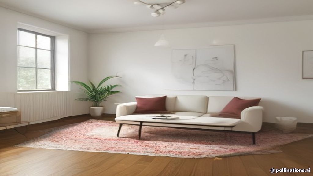 Red wine spill on a cream wool area rug in a bright modern living room — AZ Oriental Rug Cleaning style