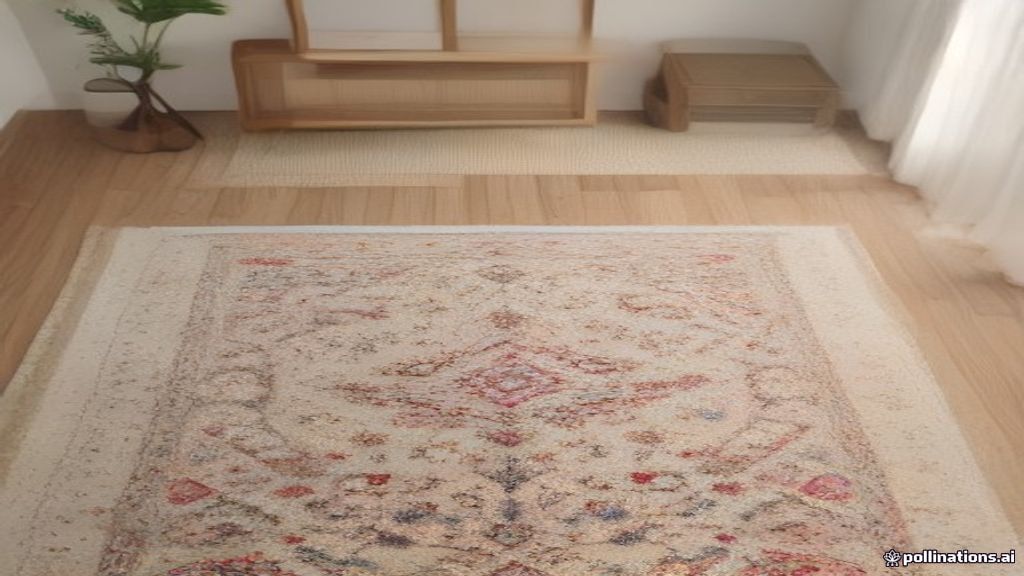 Carpet cleaning machine beside a fine oriental rug in a bright modern room — AZ Oriental Rug Cleaning style