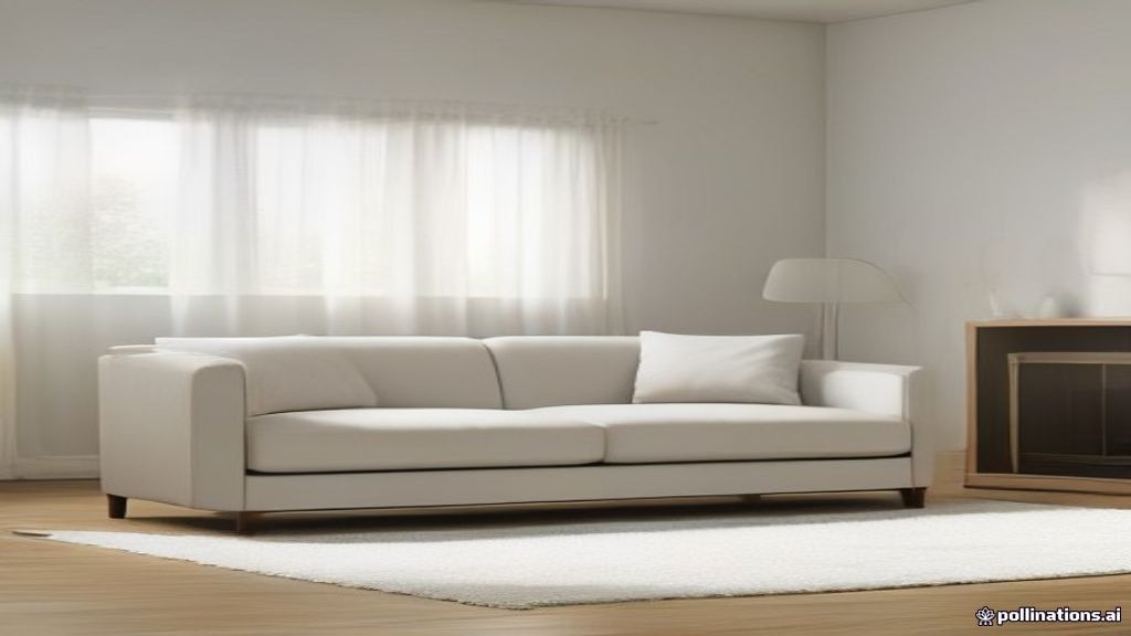 Cream silk-velvet modern sofa in a bright contemporary living room — AZ Oriental Rug Cleaning style